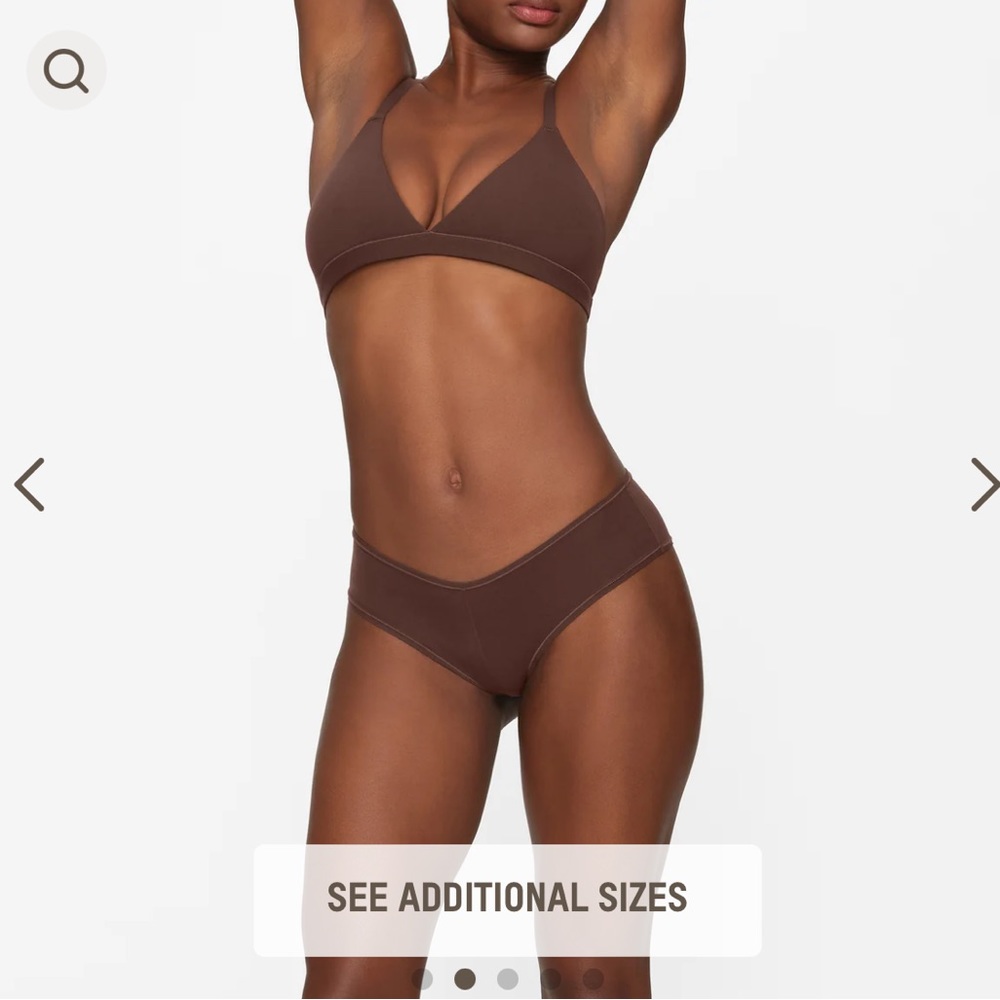 NWT SKIMS Women’s Fits Everybody Hipster Panties. Size Small.